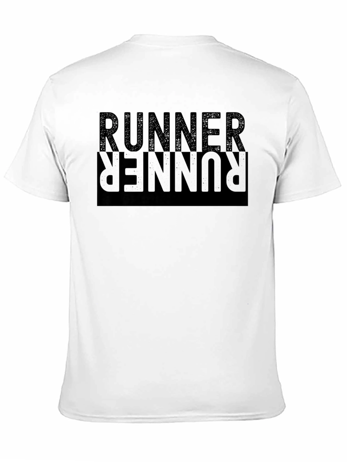 Camiseta Negra Deportiva Runner para Hombre