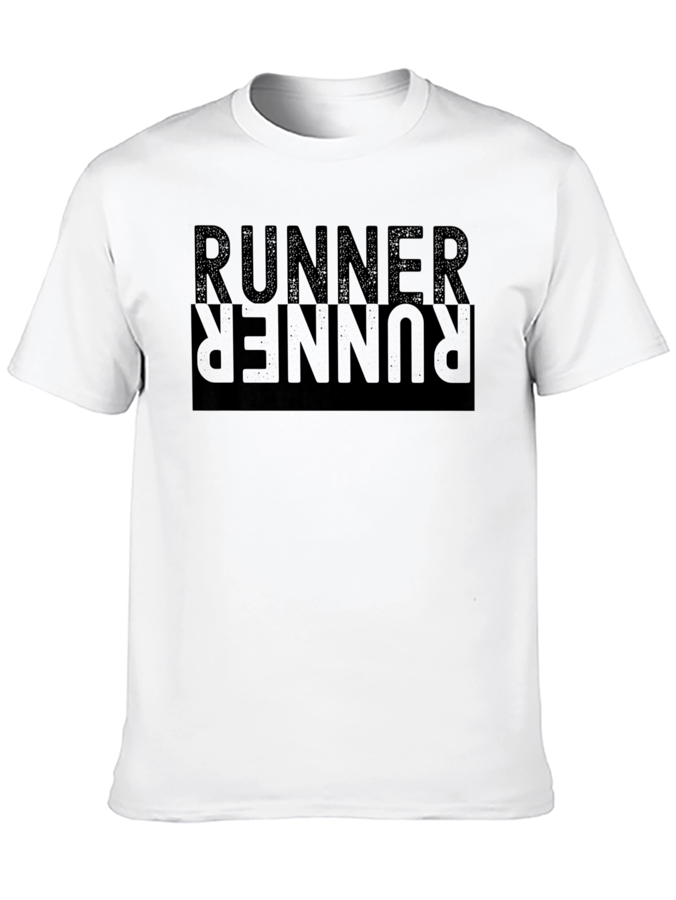 Camiseta Negra Deportiva Runner para Hombre