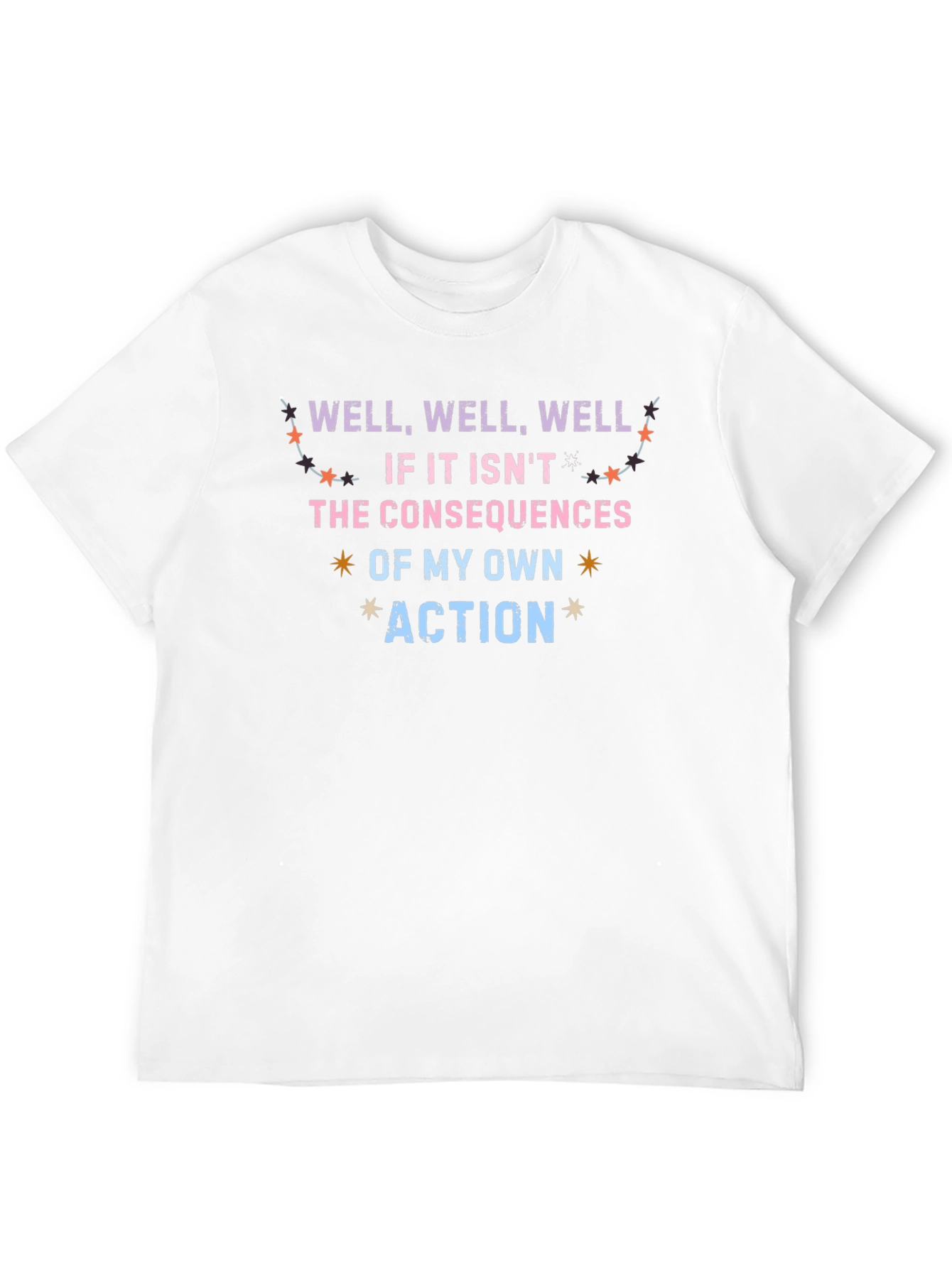 Camiseta Negra Consecuencias de mis Acciones