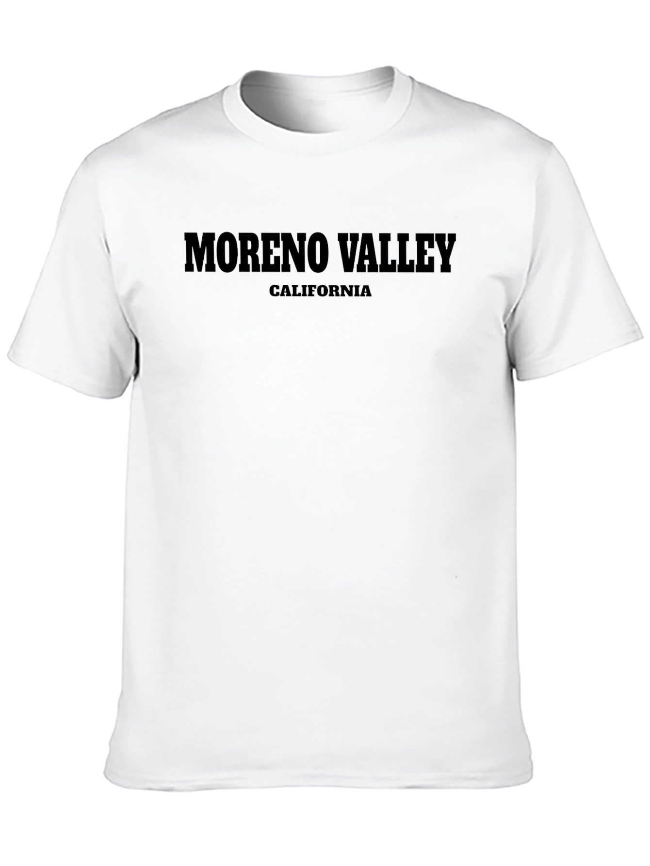 Camiseta Negra Moreno Valley California