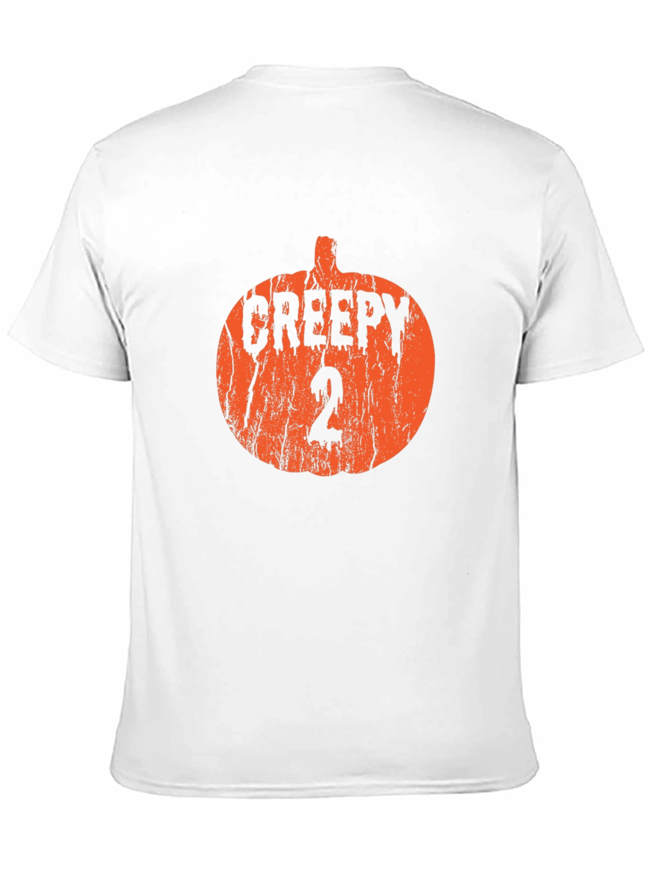 Camiseta Negra Calabaza Creepy 2 Halloween