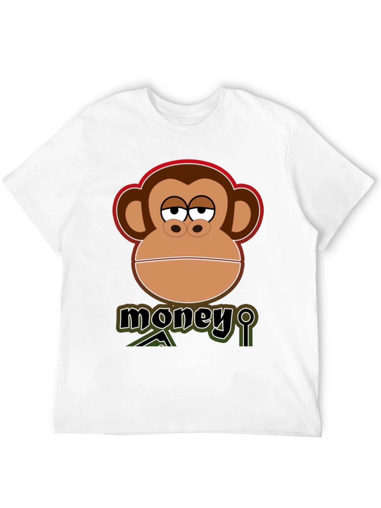 Camiseta Hombre: Mono con Mensaje Money