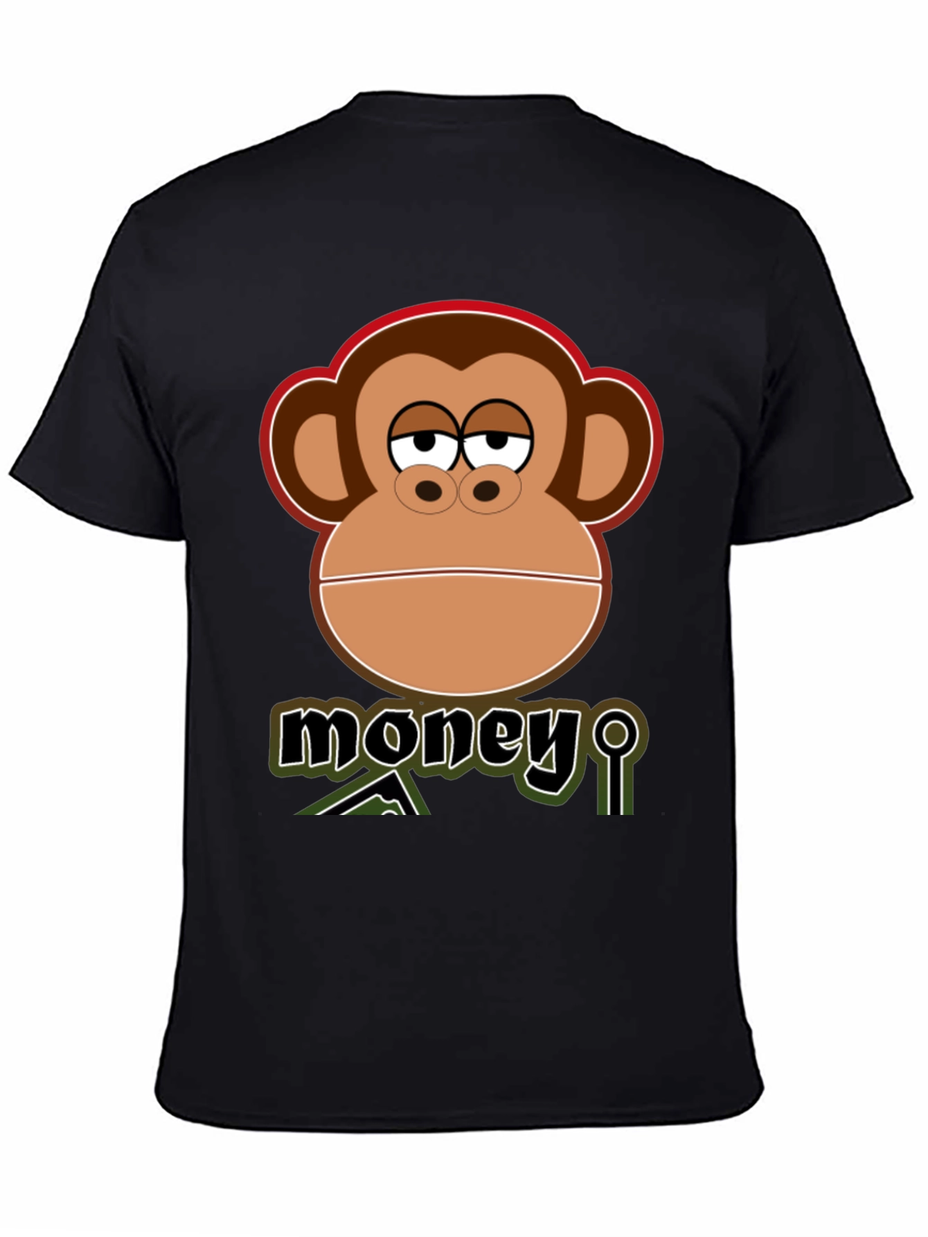 Camiseta Hombre: Mono con Mensaje Money