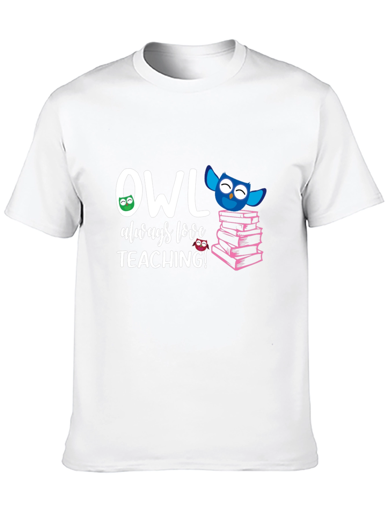 Camiseta Negra OWL always love TEACHING!