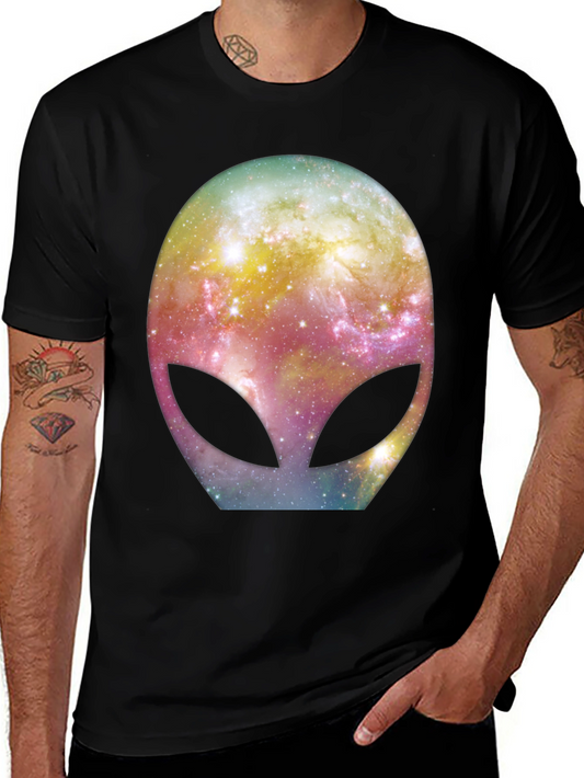 Camiseta Hombre Diseño Alien Galaxia Estelar