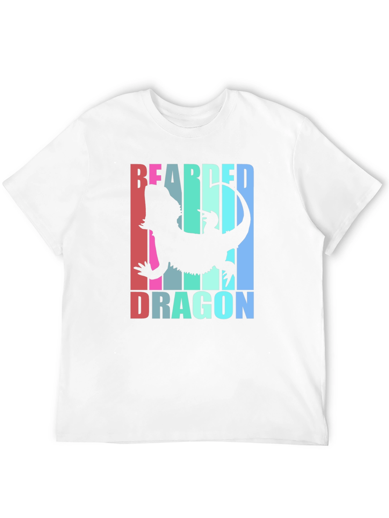 Camiseta Negra con Diseño de Dragón Barbudo