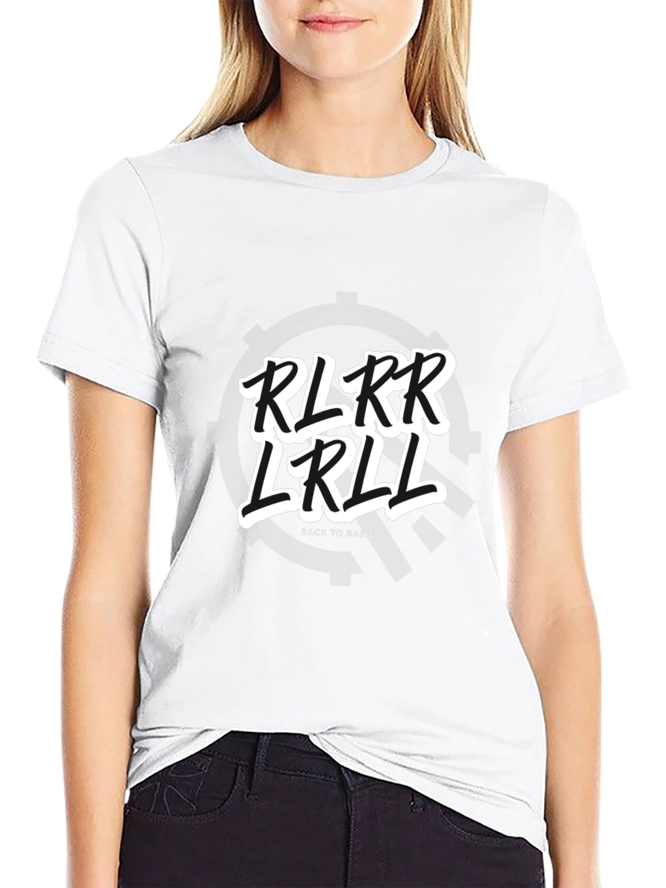 Camiseta Negra RLRR LRRLL