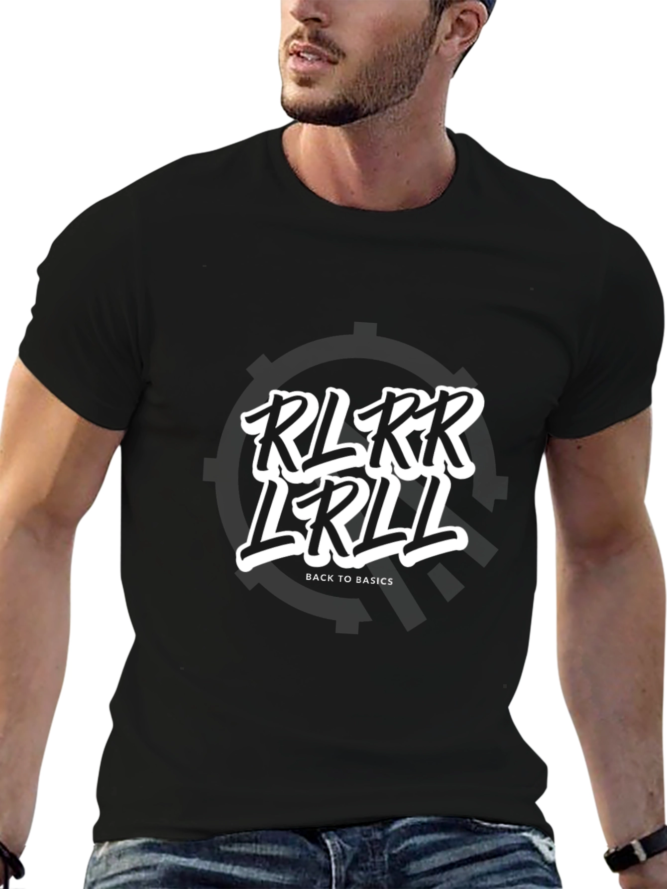Camiseta Negra RLRR LRRLL