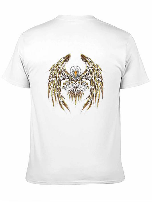 Camiseta Negra con Diseño de Águila