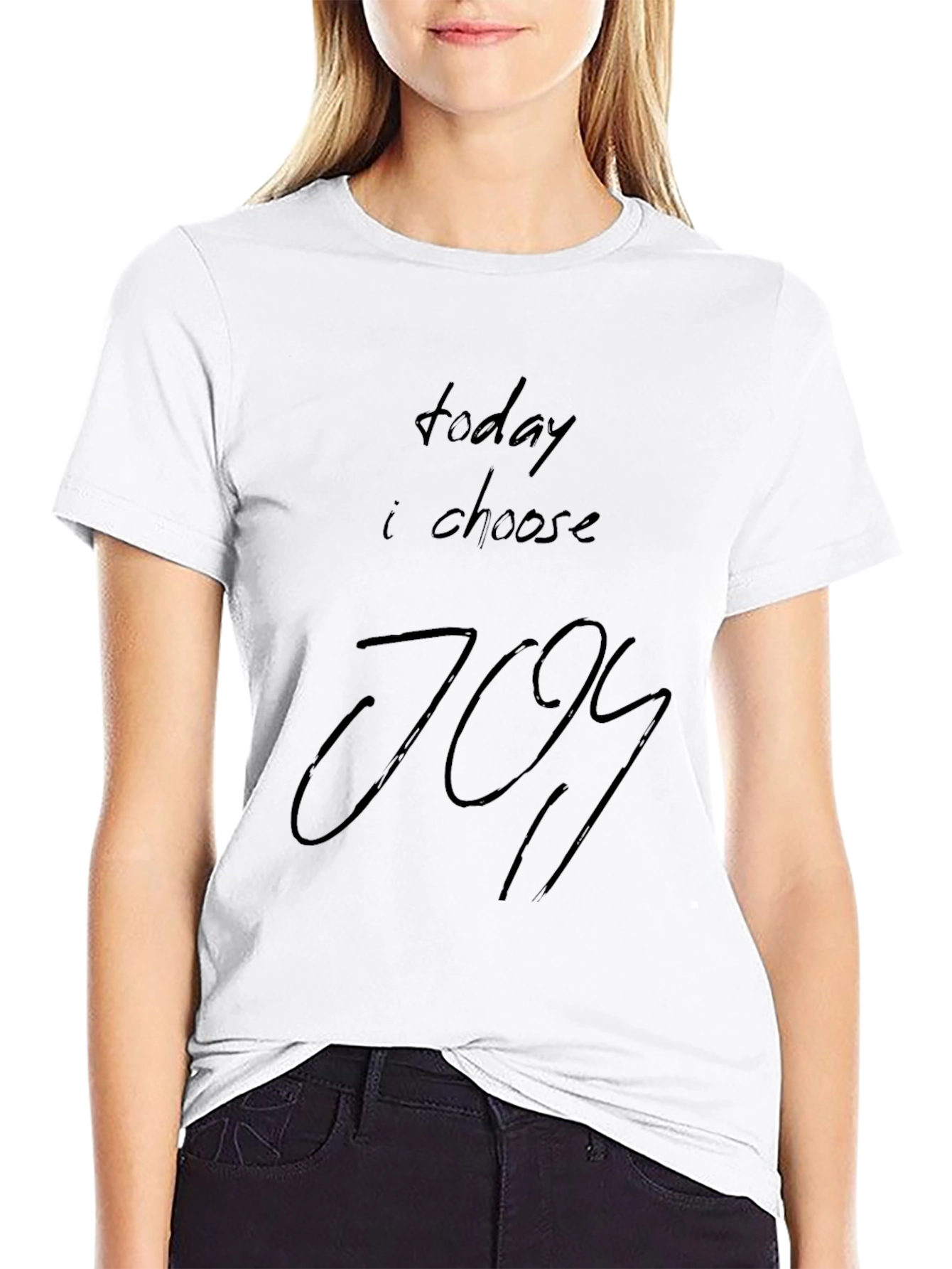 Camiseta Negra Today I Choose Joy para Hombre