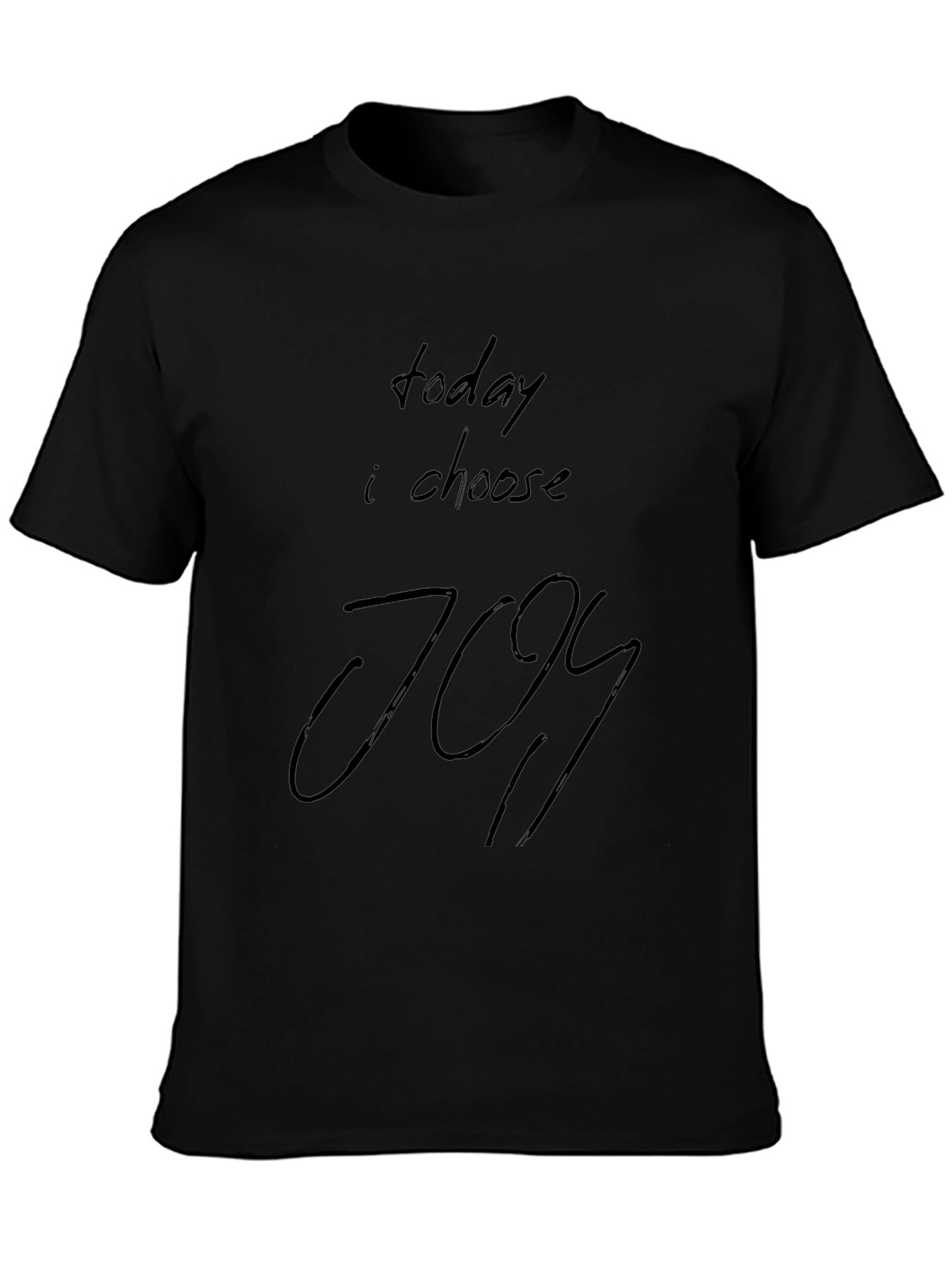 Camiseta Negra Today I Choose Joy para Hombre