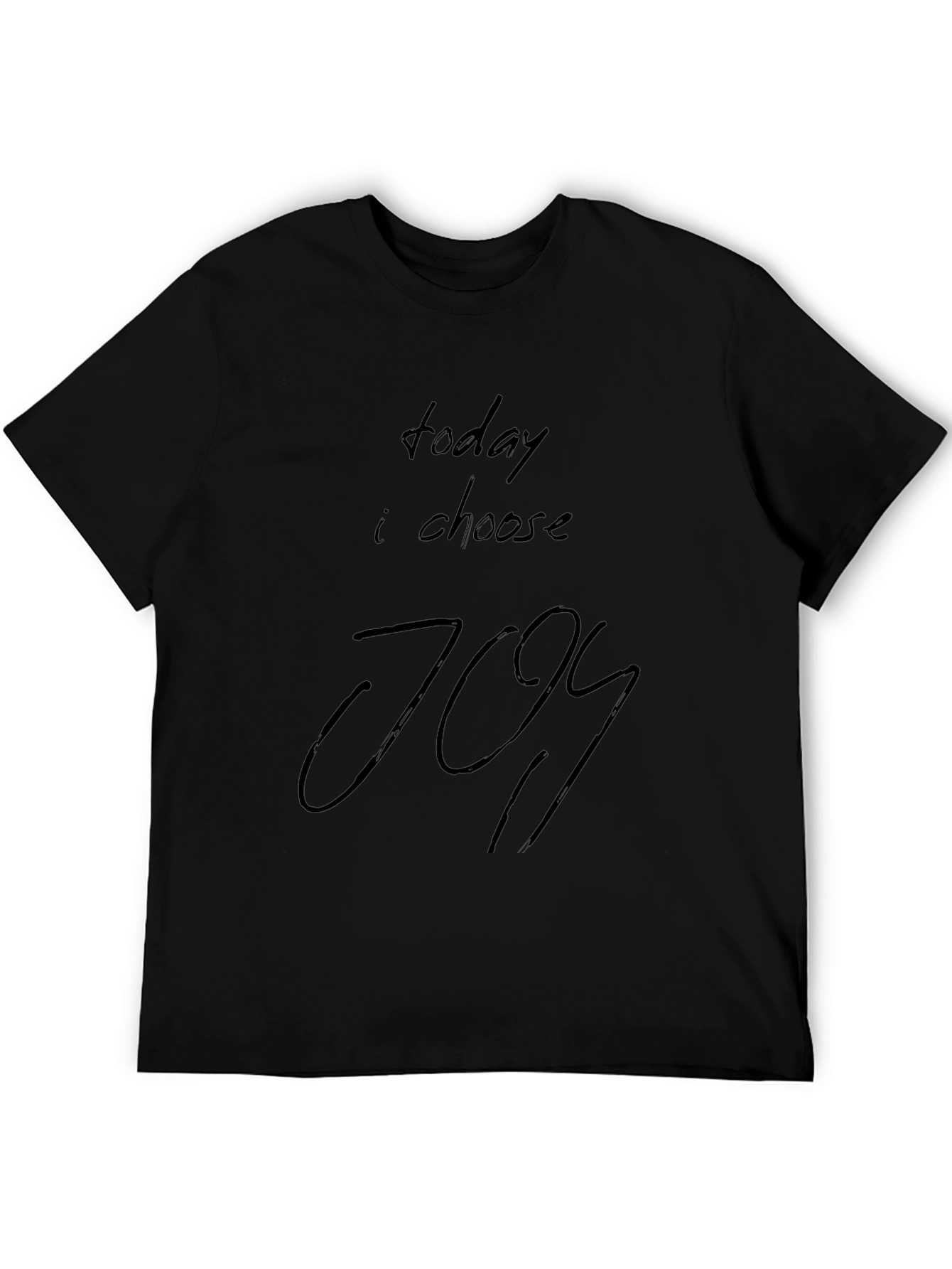 Camiseta Negra Today I Choose Joy para Hombre