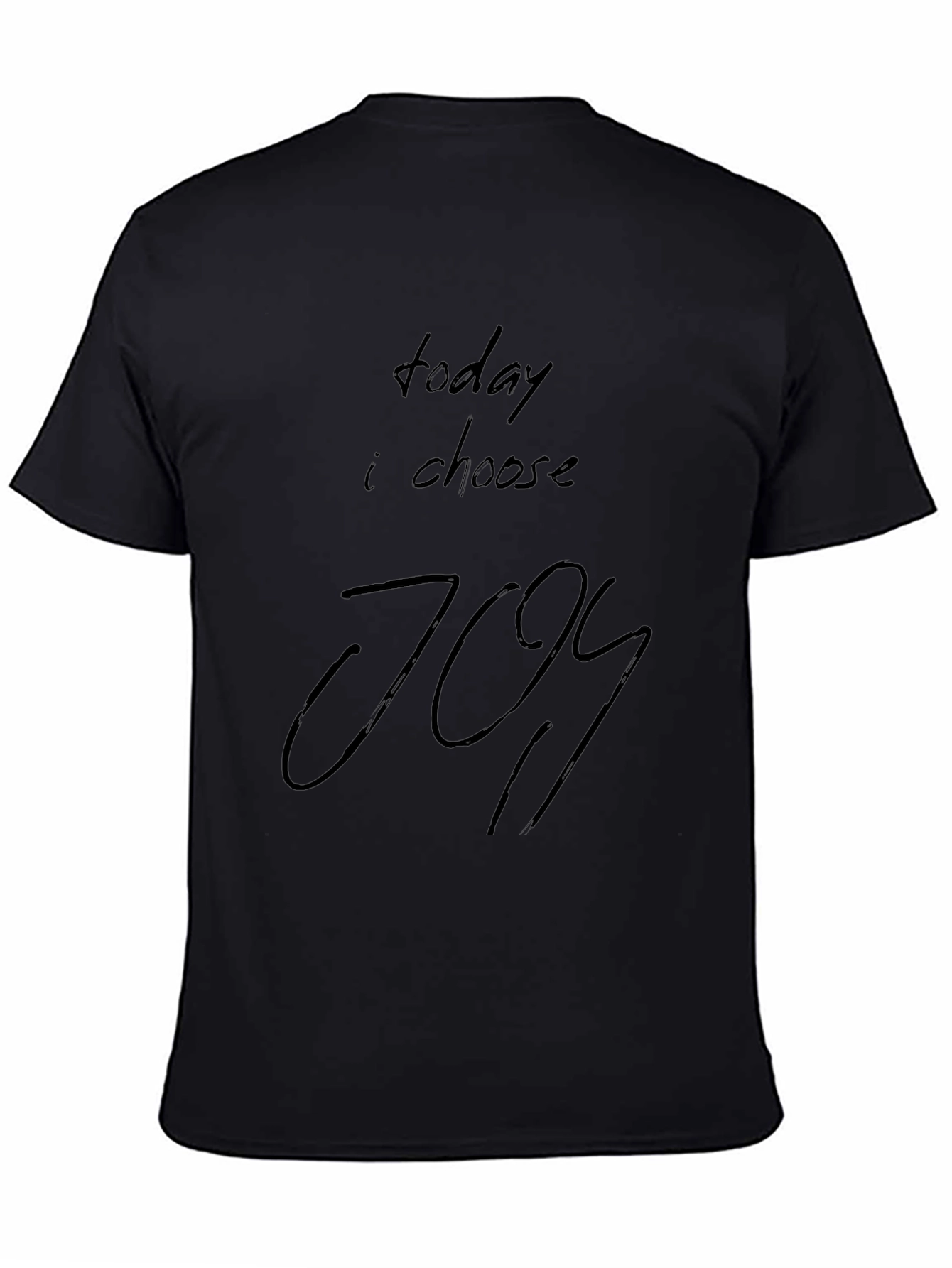 Camiseta Negra Today I Choose Joy para Hombre