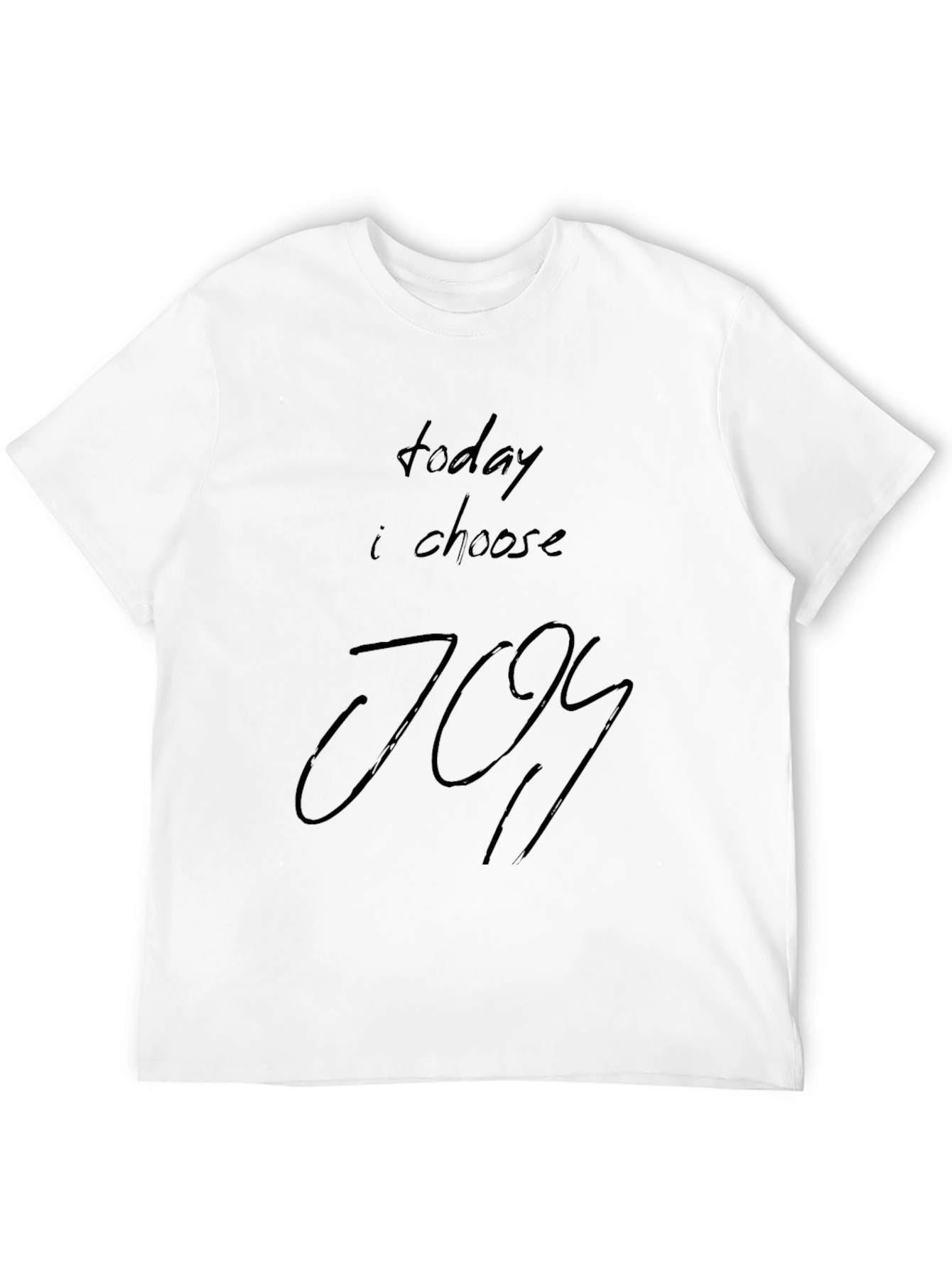 Camiseta Negra Today I Choose Joy para Hombre
