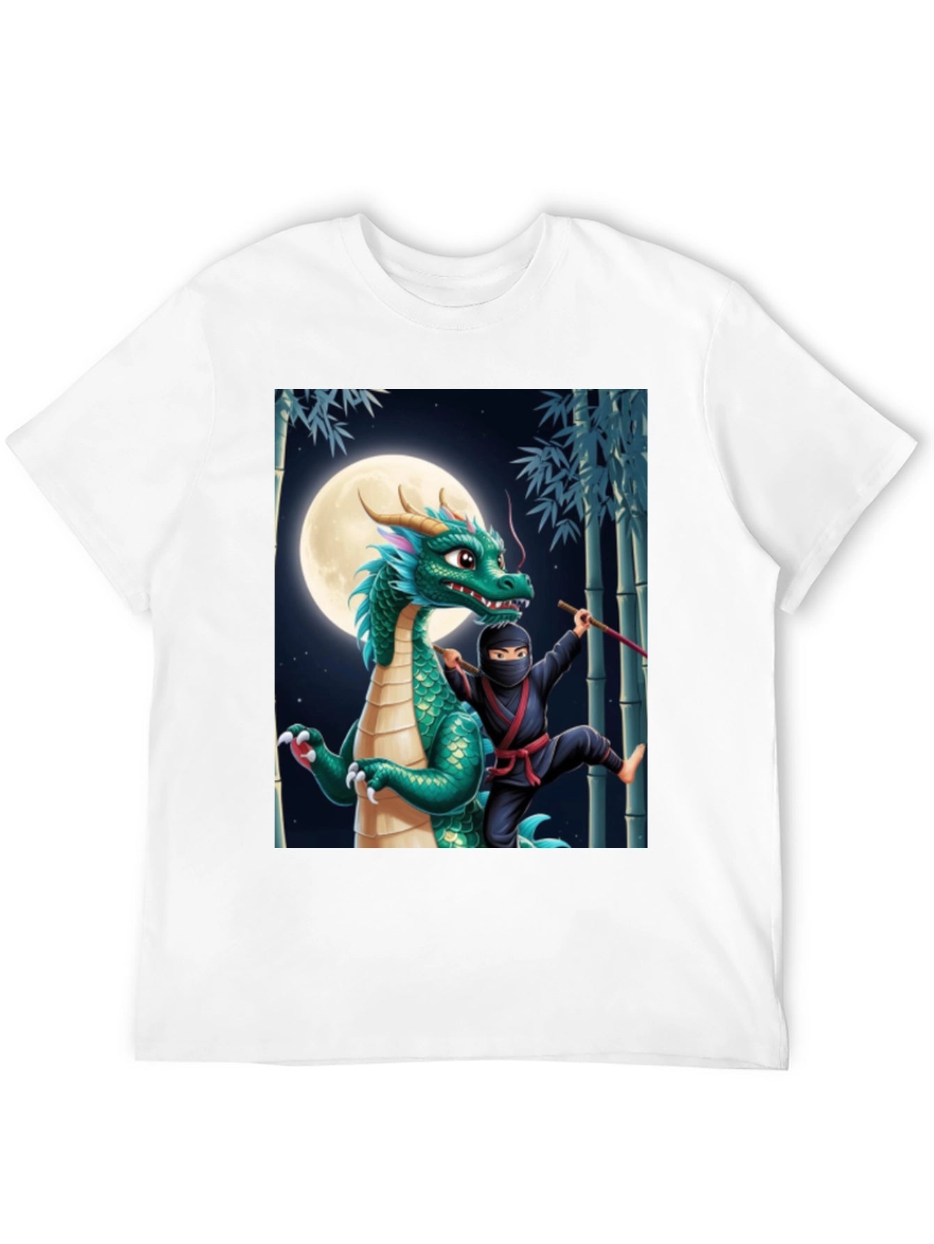 Camiseta Ninja Dragón Luna