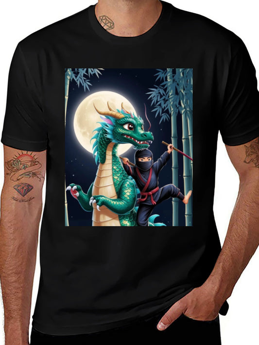 Camiseta Ninja Dragón Luna