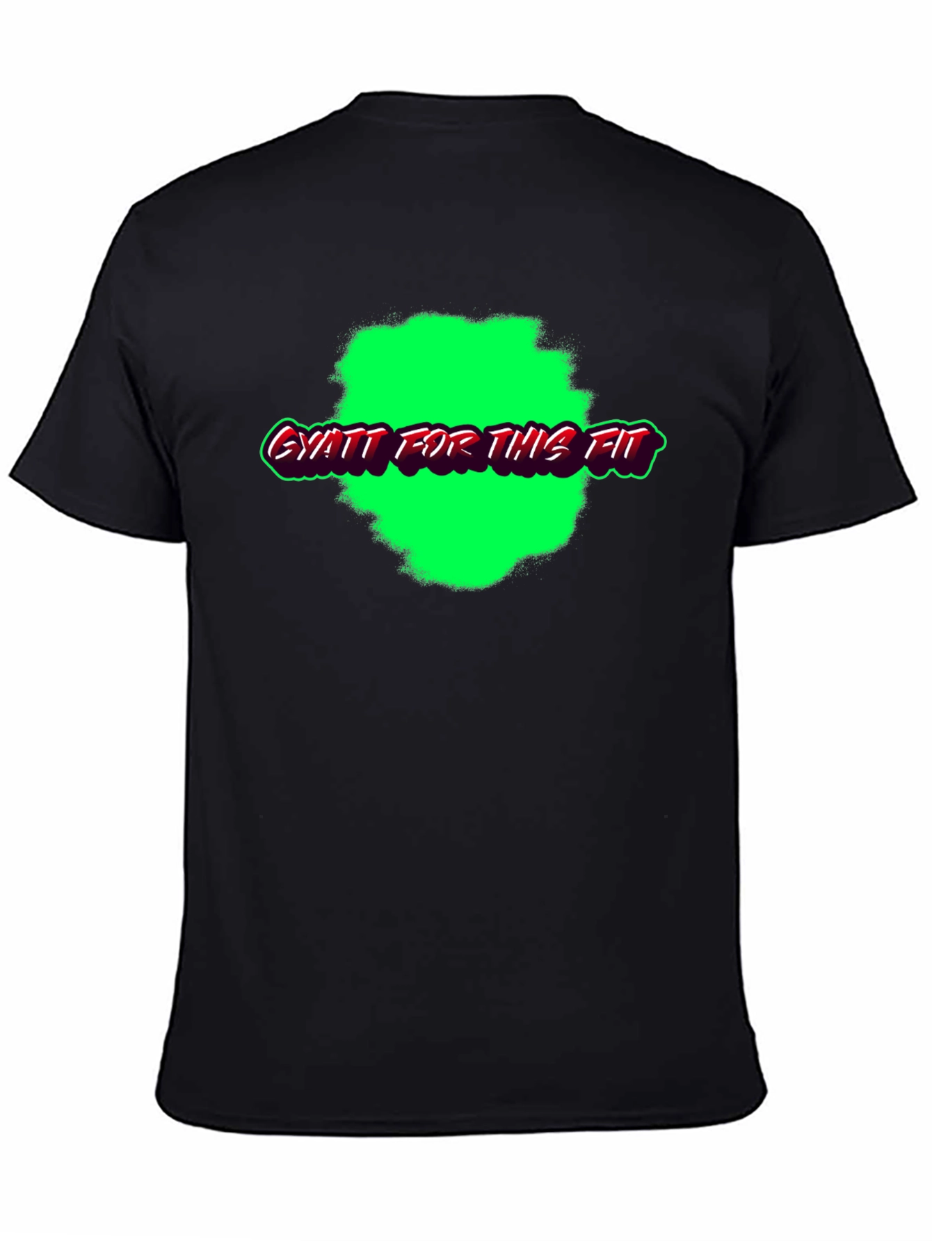 Camiseta Negra GYATT FOR THIS FIT Estilo Urbano