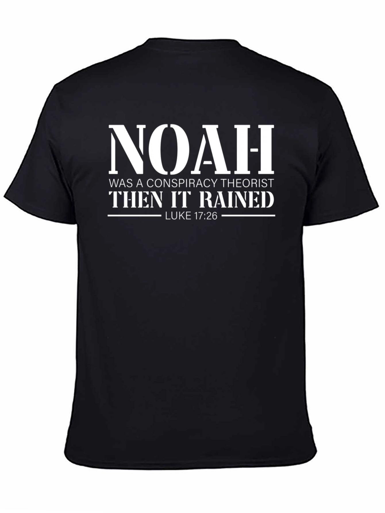 Camiseta Negra: Noah Teorista de la Conspiración