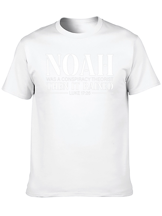 Camiseta Negra: Noah Teorista de la Conspiración