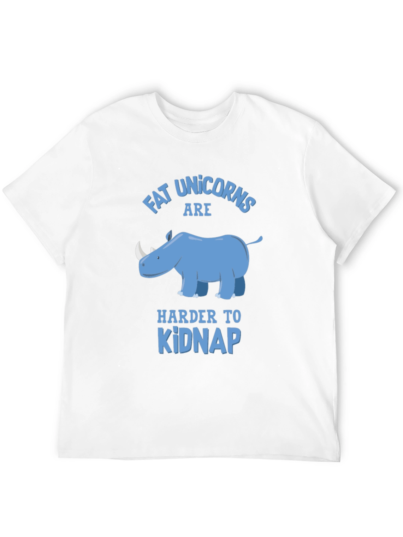 Camiseta con diseño de rinoceronte unicornio