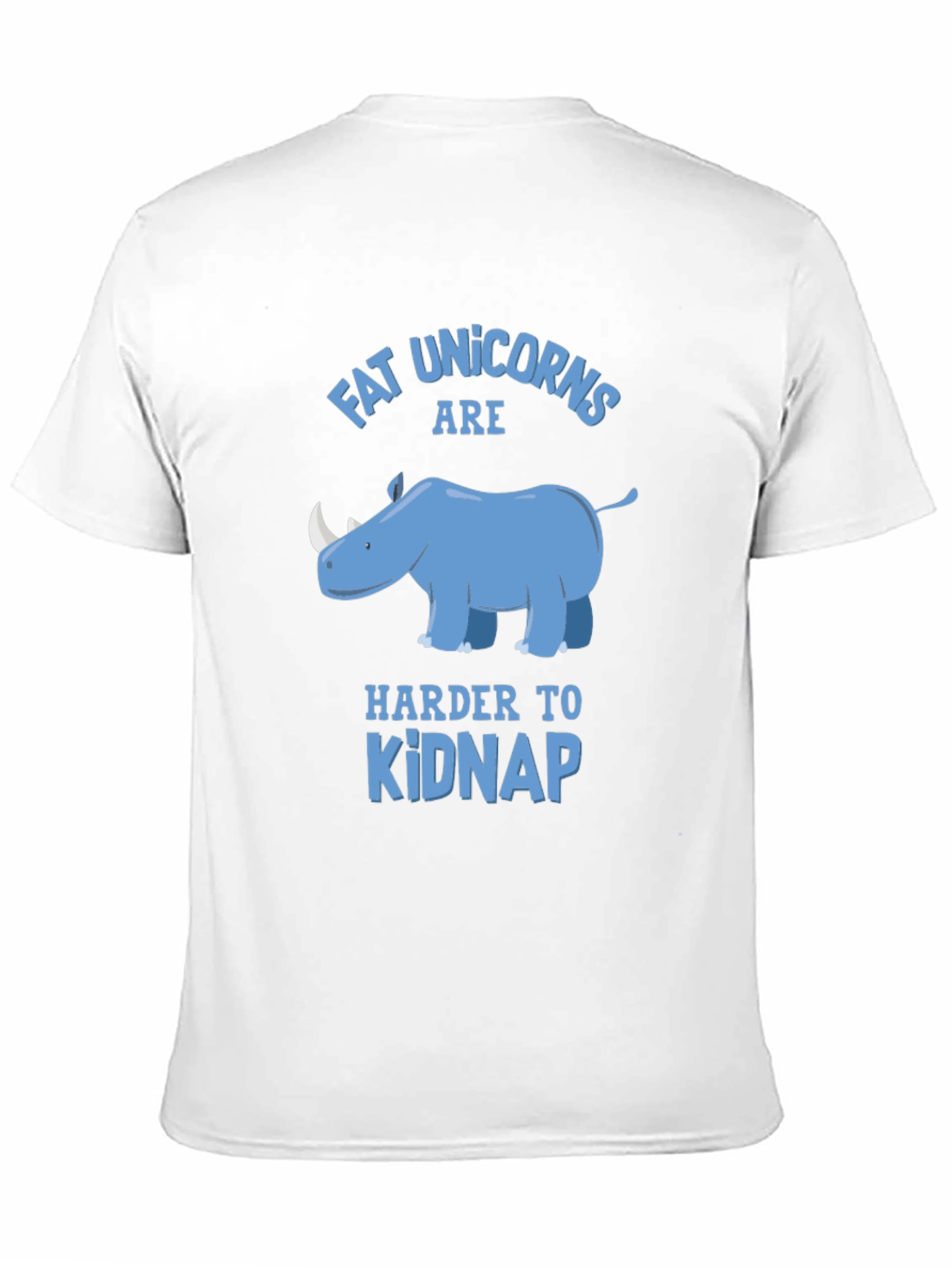 Camiseta con diseño de rinoceronte unicornio