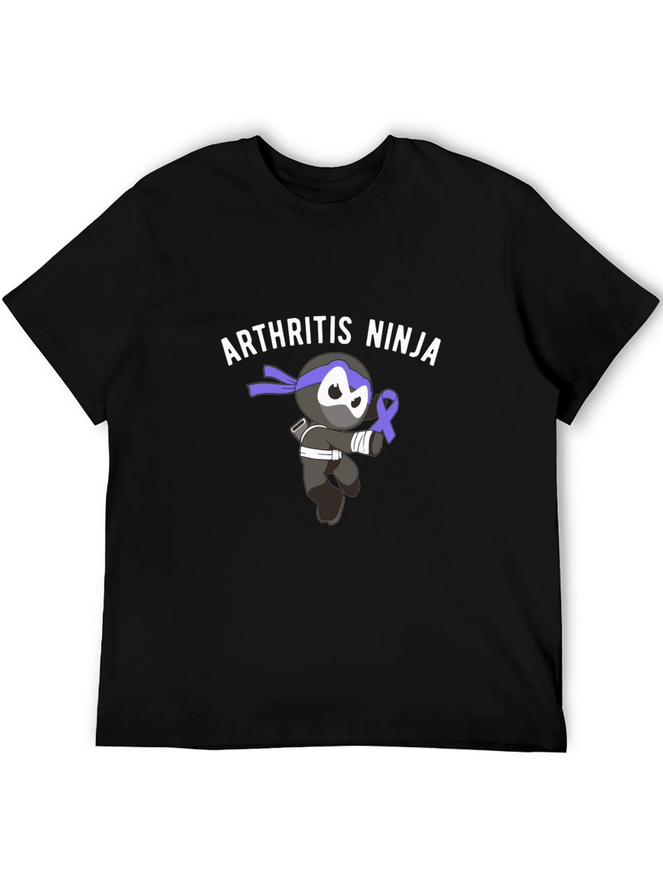 Camiseta Negra Ninja Artrosis Concienciación