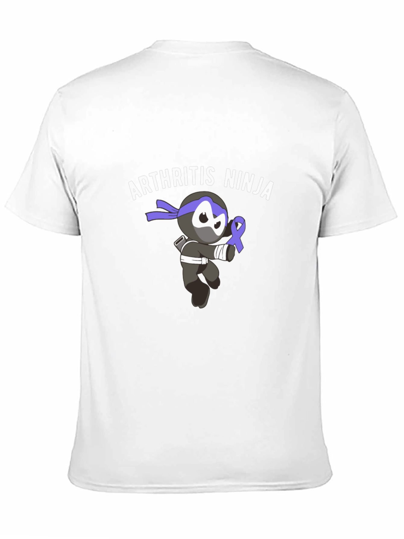 Camiseta Negra Ninja Artrosis Concienciación