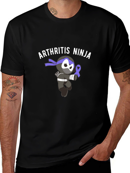 Camiseta Negra Ninja Artrosis Concienciación