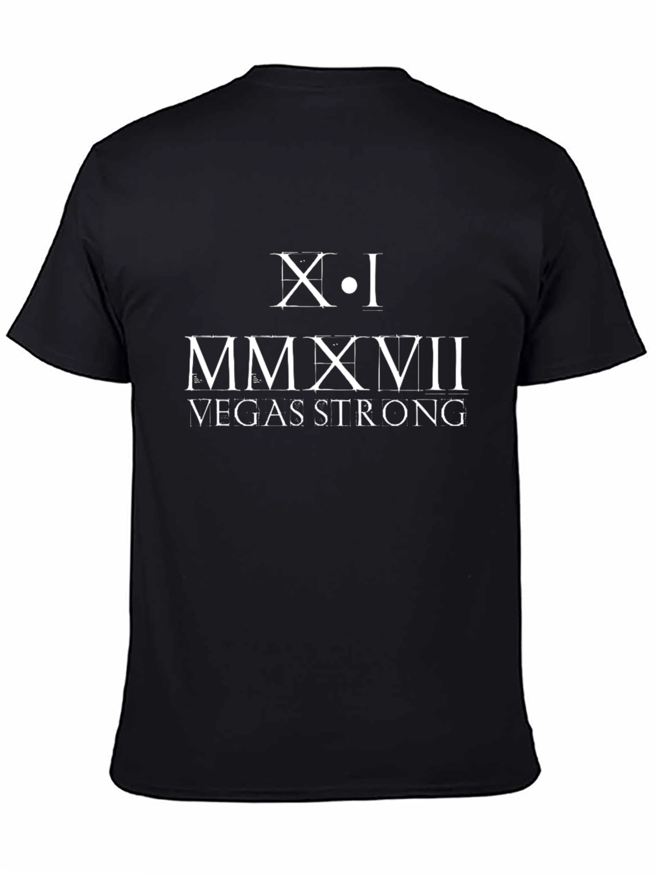 Camiseta Negra Vegas Strong - XI.I MMVII