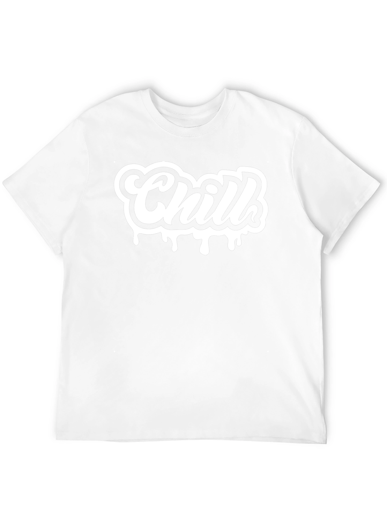 Camiseta Negra Chill con Diseño Moderno