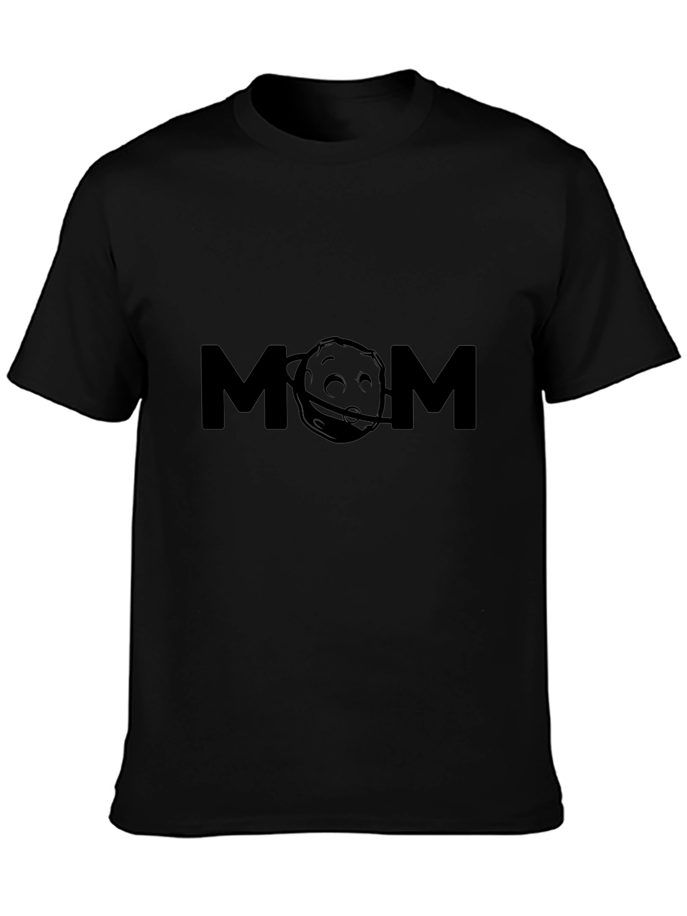 Camiseta Negra MOM con Diseño Original
