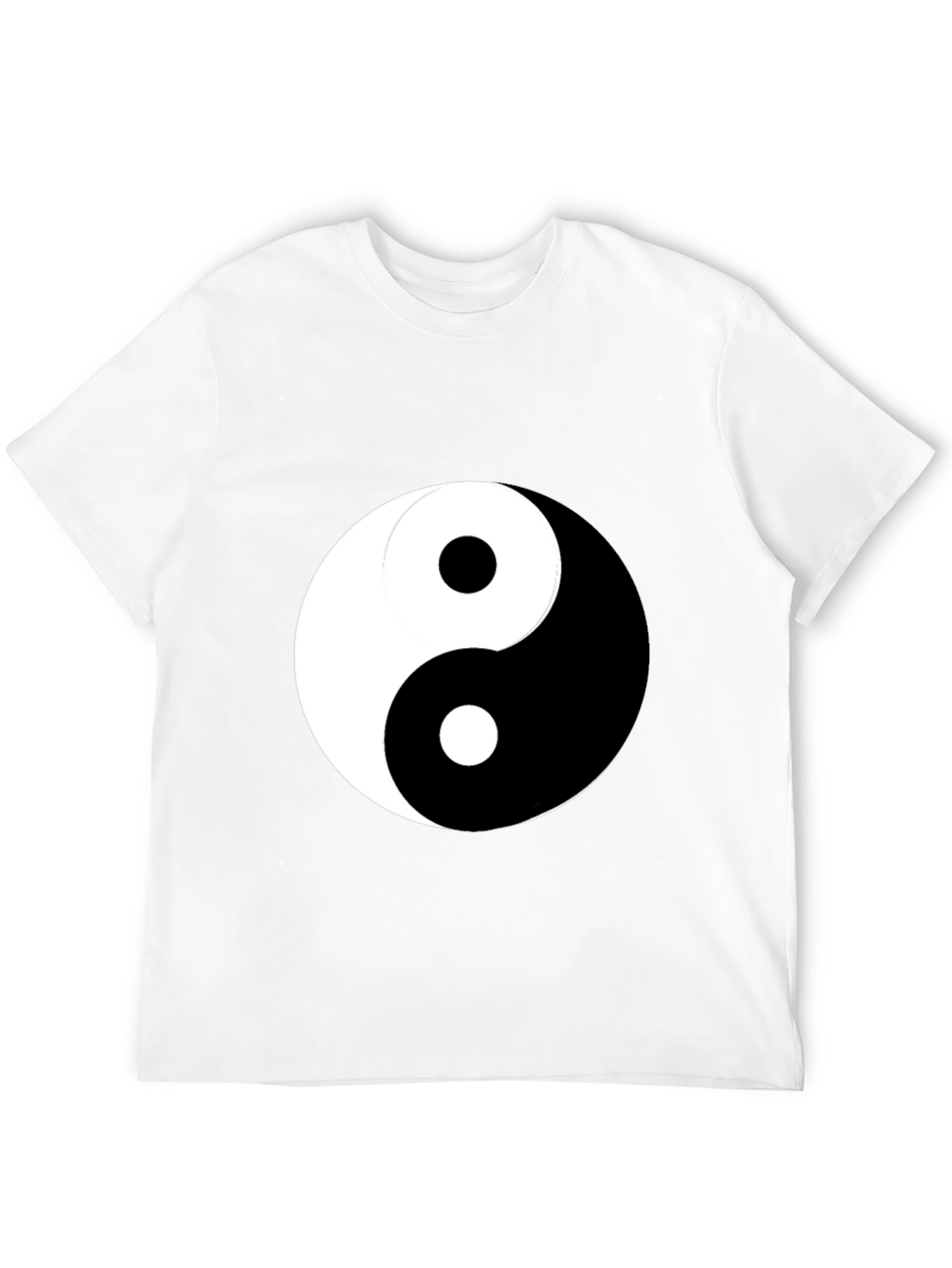 Camiseta Yin Yang Negra para Hombre