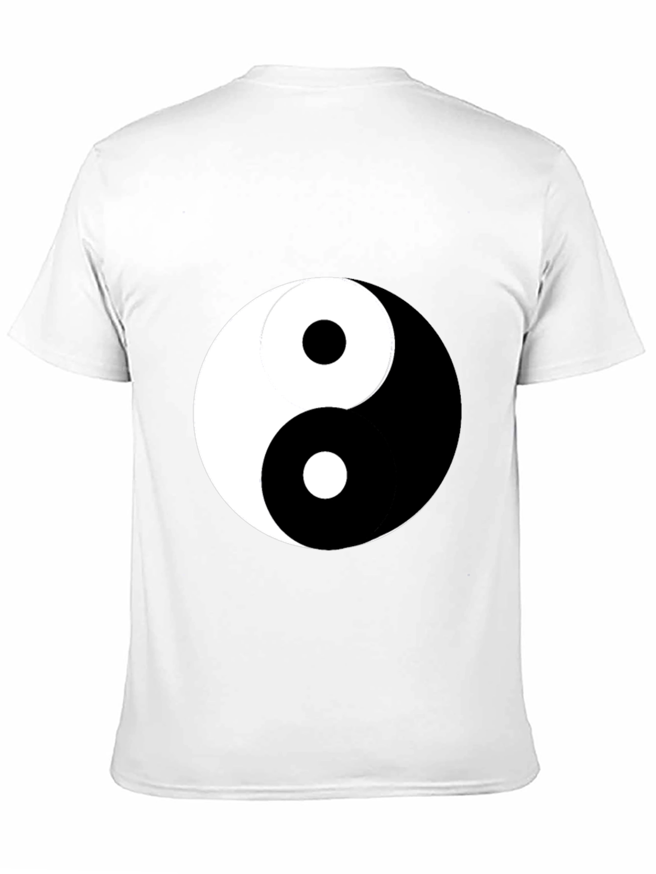 Camiseta Yin Yang Negra para Hombre
