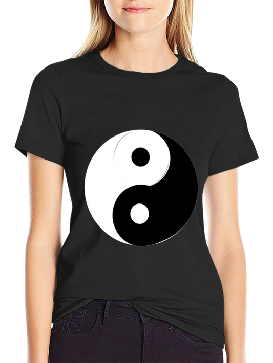 Camiseta Yin Yang Negra para Hombre