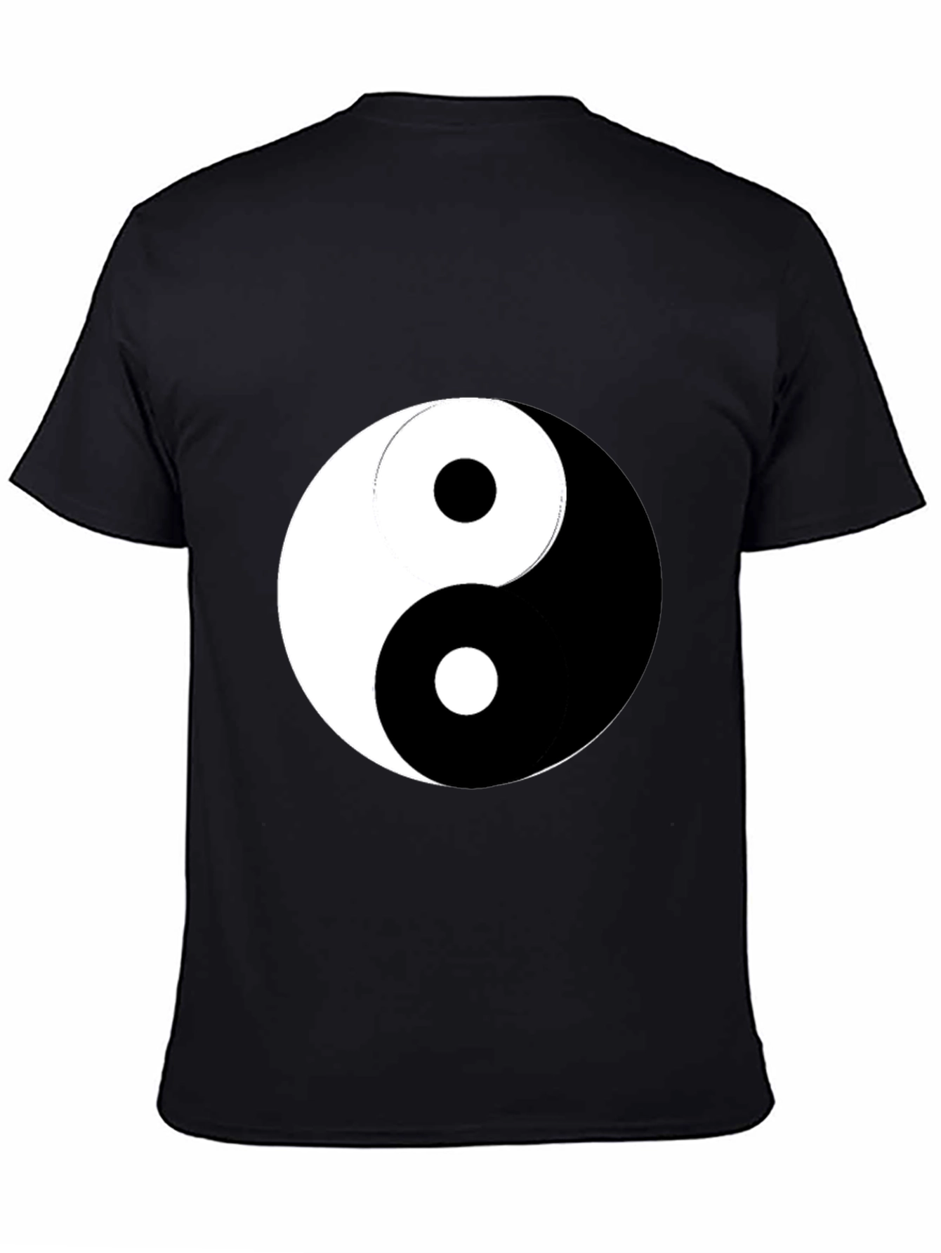 Camiseta Yin Yang Negra para Hombre