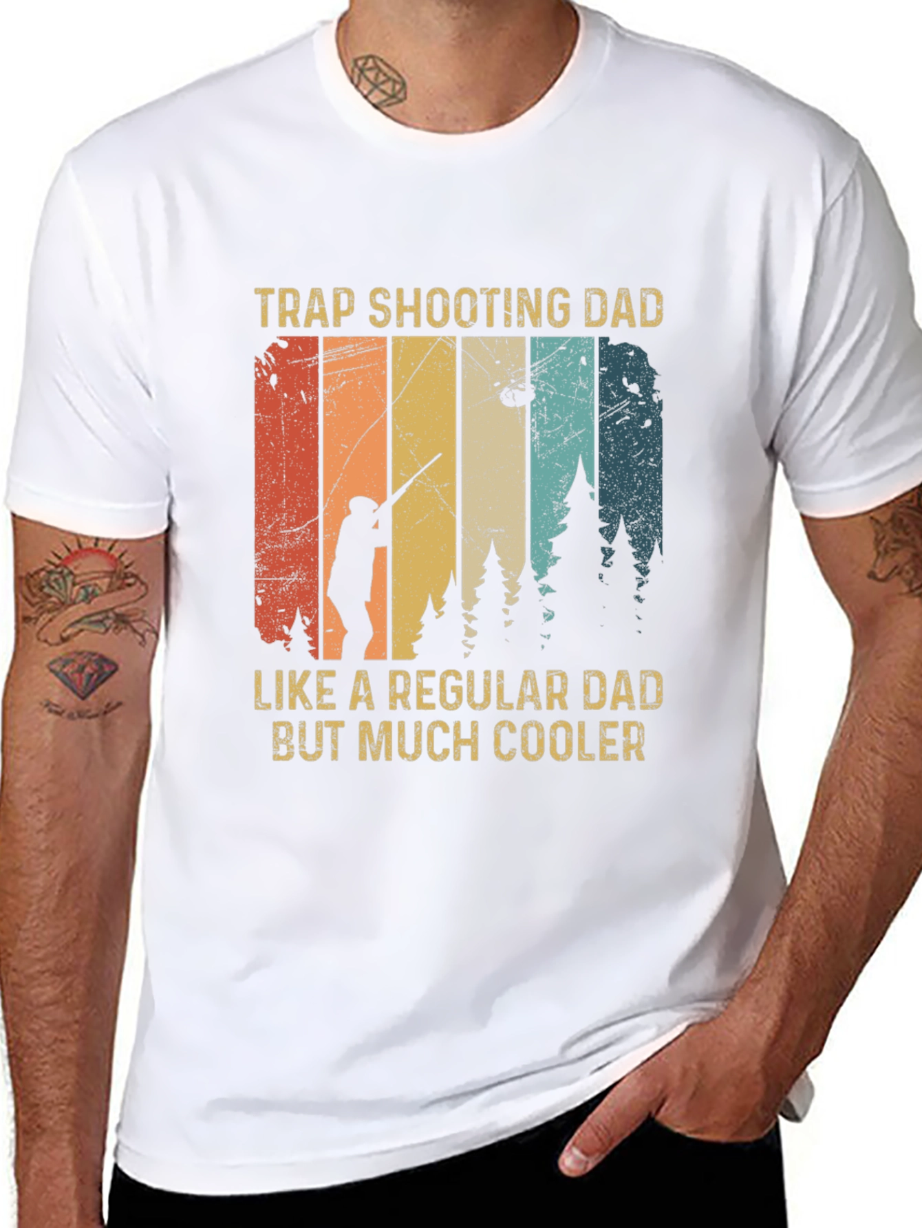 Camiseta Trap Shooting Dad: Divertida y Estilosa