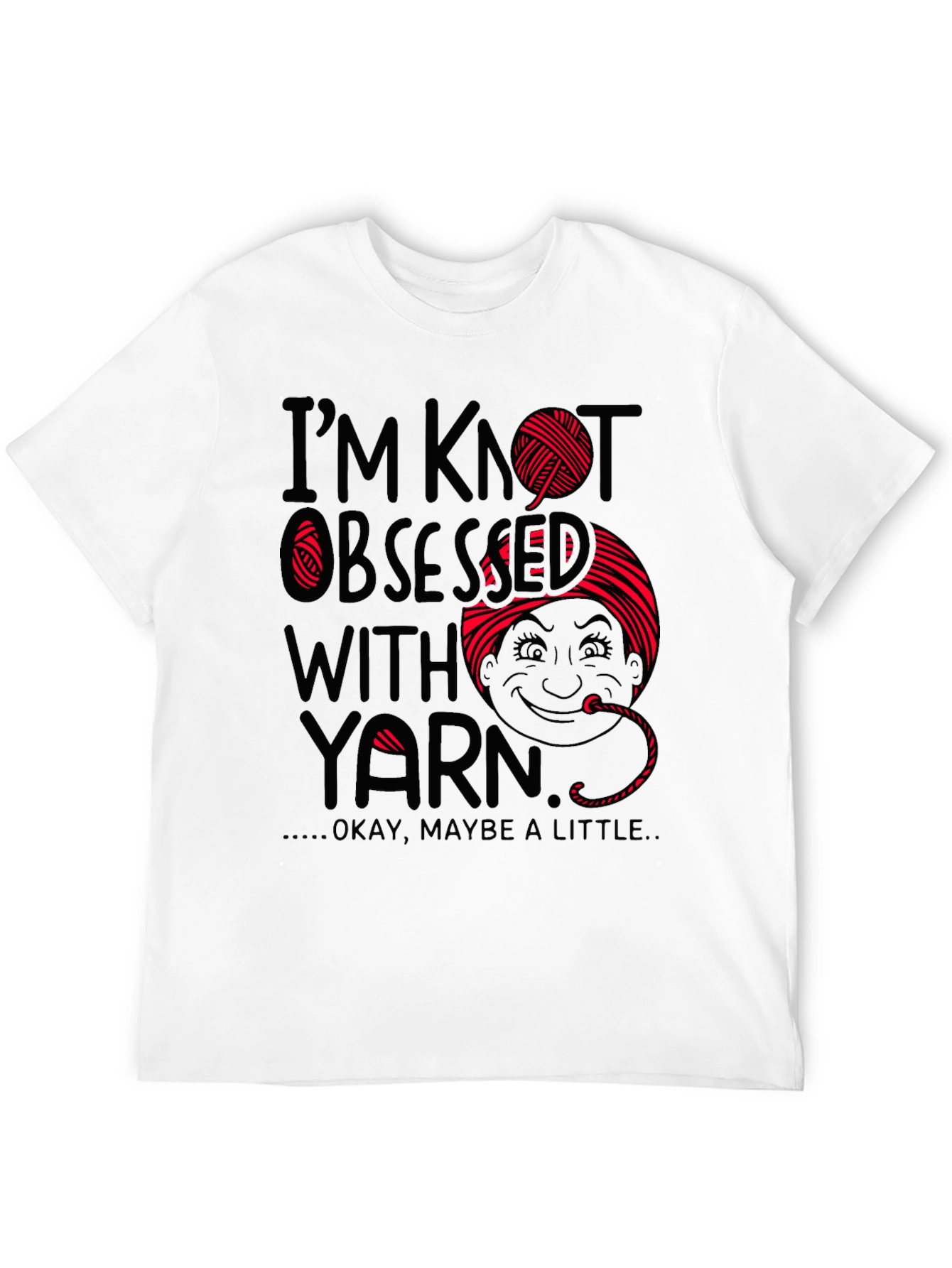 Camiseta Negra Obsesionado con el Hilo