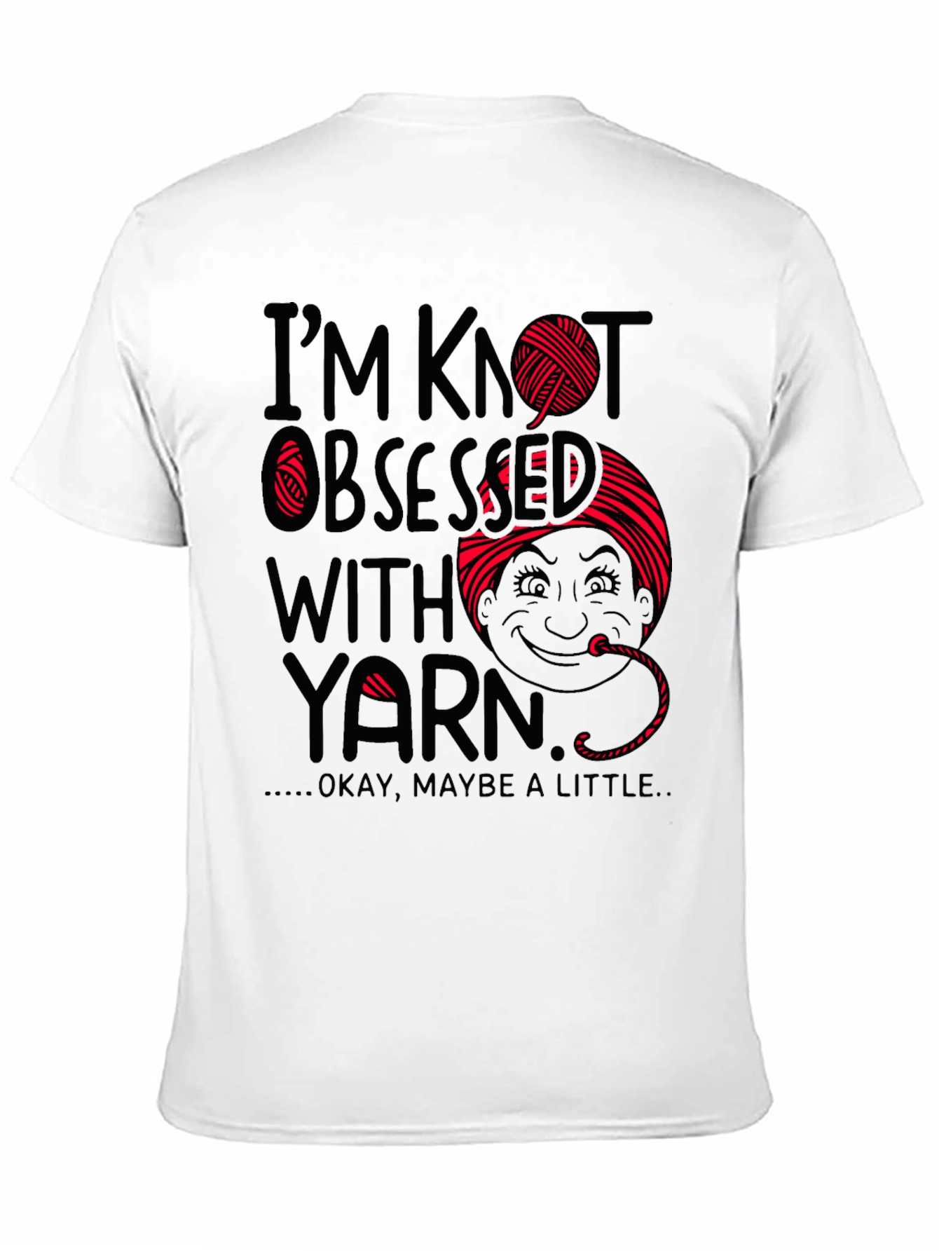 Camiseta Negra Obsesionado con el Hilo