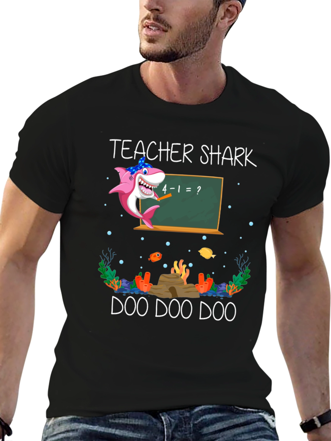 Camiseta Teacher Shark Doo Doo Doo