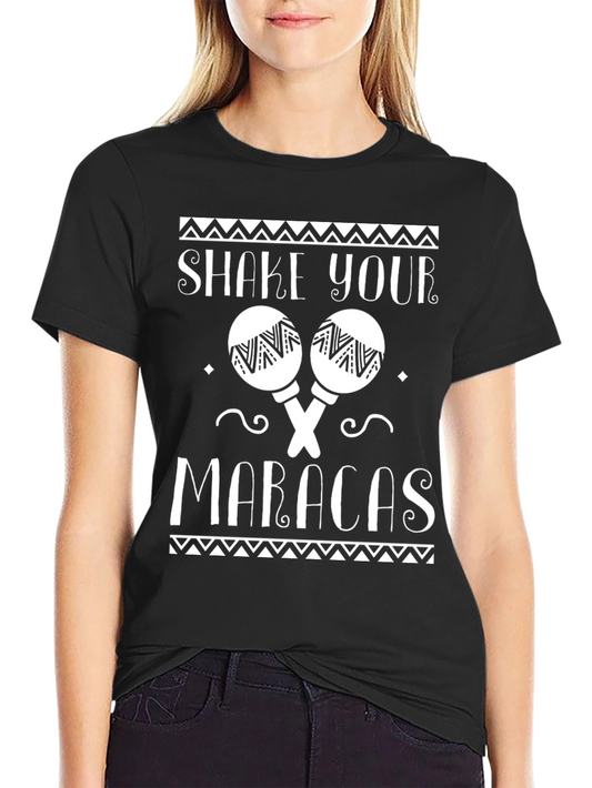 Camiseta Negra Shake Your Maracas