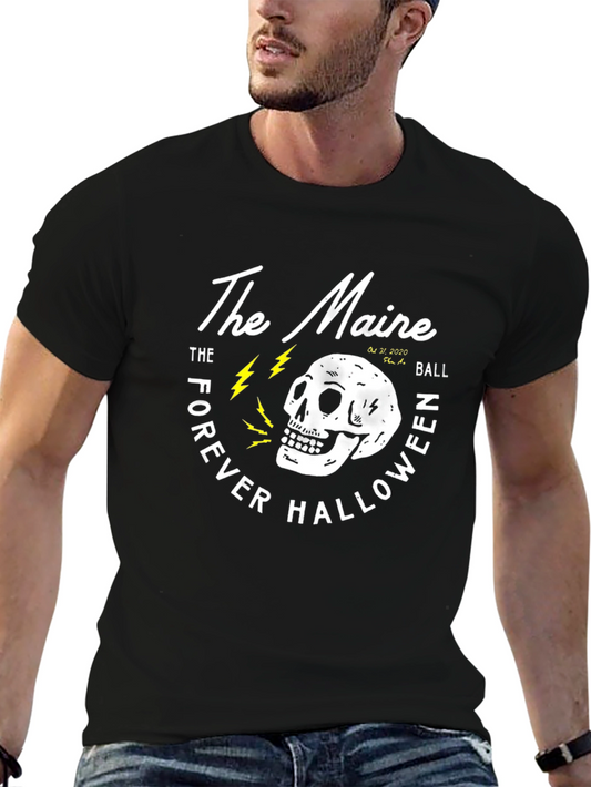 Camiseta Negra The Maine Forever Halloween