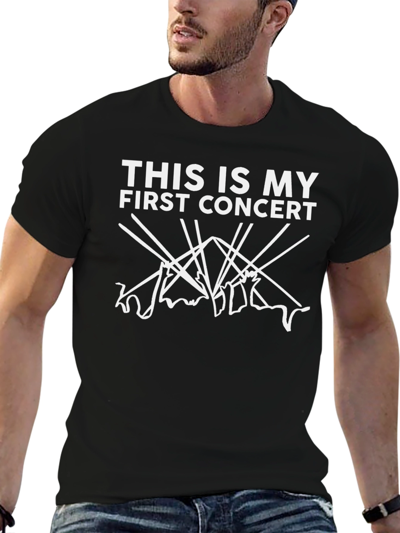 Camiseta Negra: Mi Primer Concierto