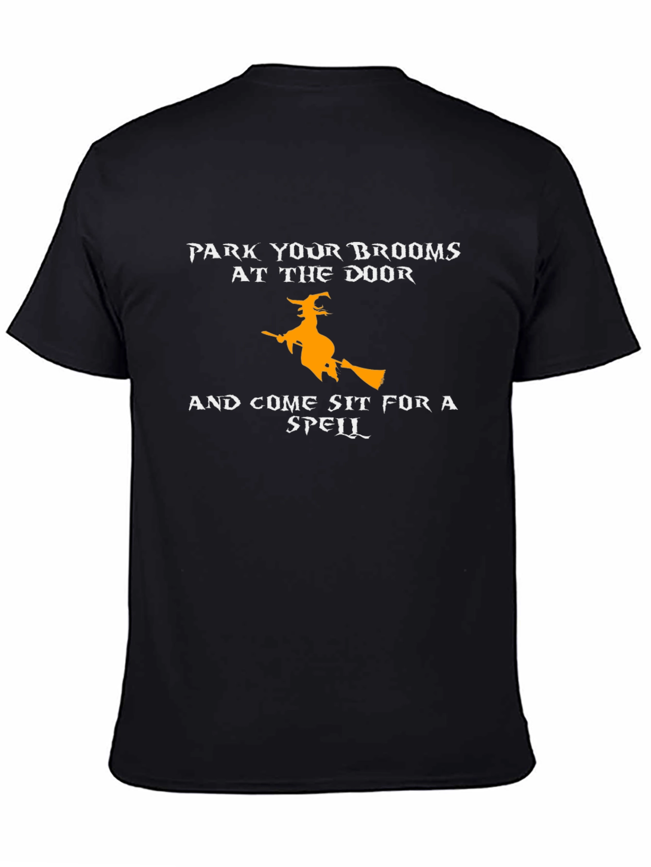 Camiseta Halloween Bruja: Park Your Brooms