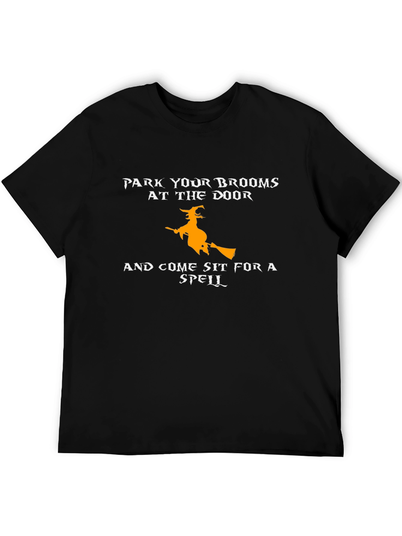 Camiseta Halloween Bruja: Park Your Brooms