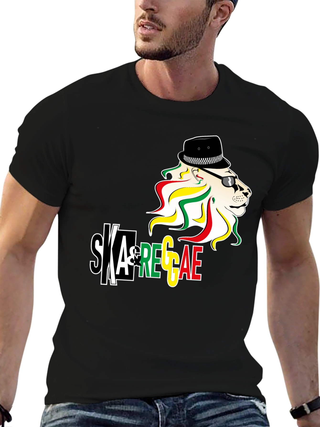 Camiseta Ska Reggae León con Gafas