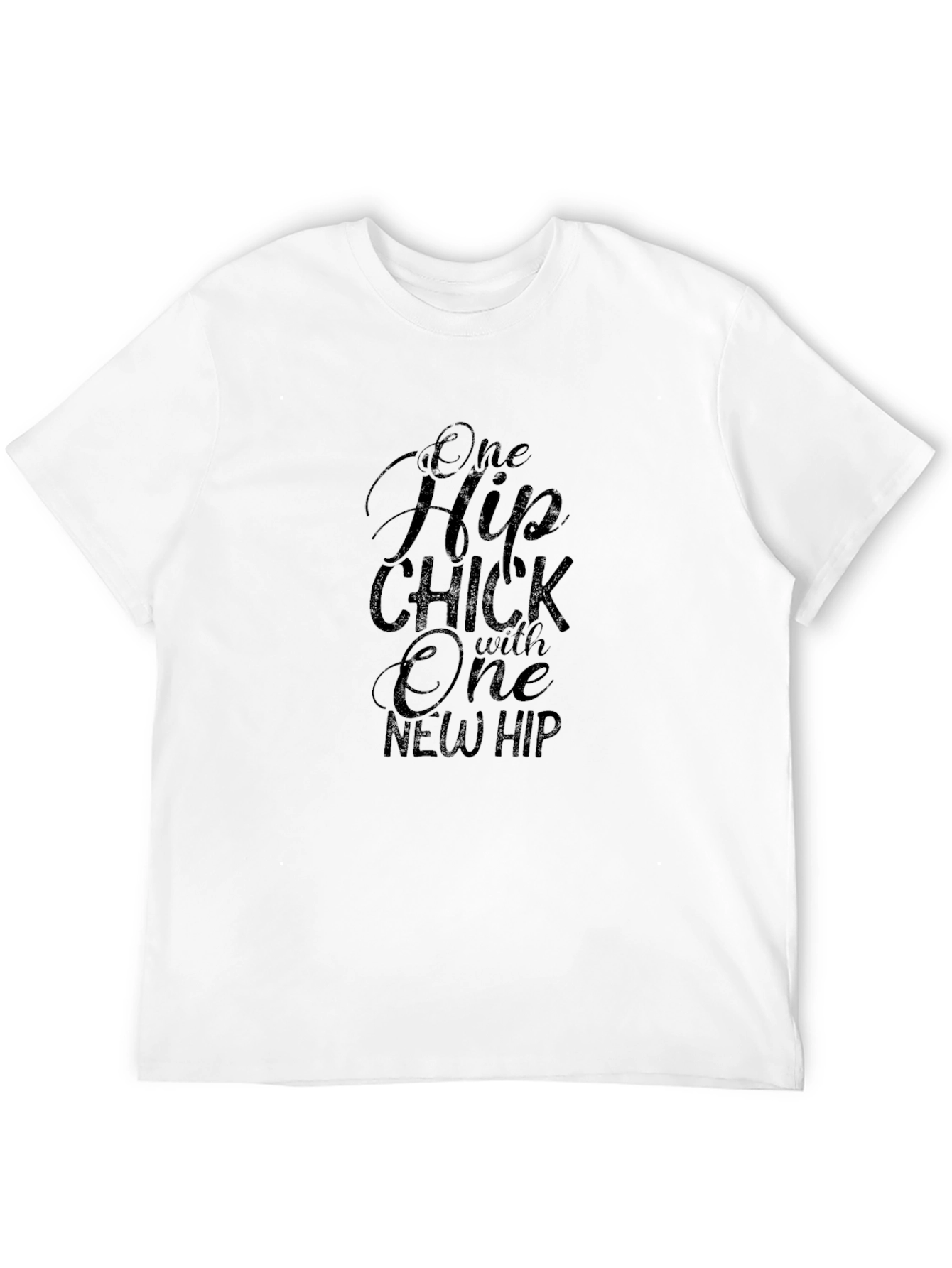 Camiseta Negra: One Hip Chick - Comodidad y Estilo