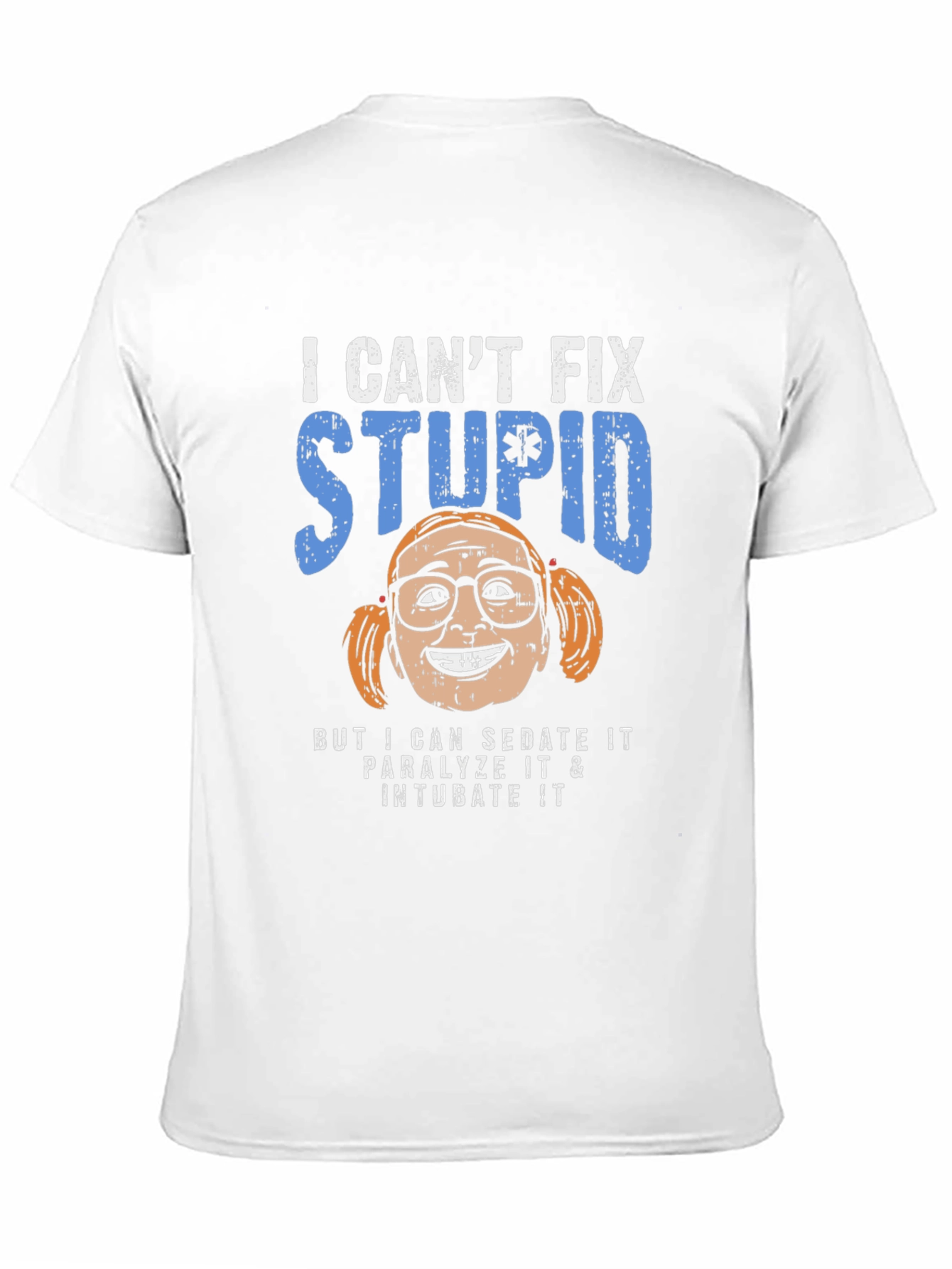 Camiseta No Puedo Arreglar la Estupidez