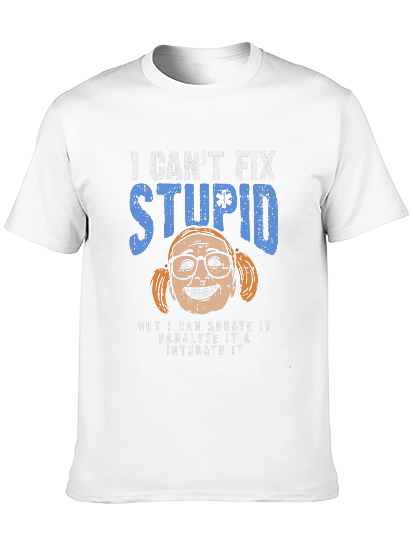 Camiseta No Puedo Arreglar la Estupidez