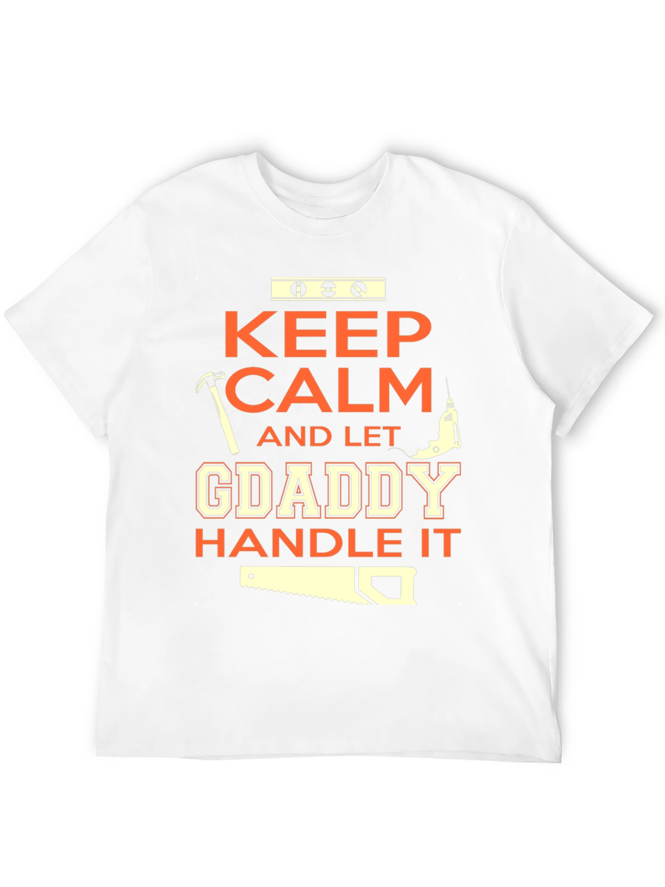Camiseta Negra Keep Calm GDaddy Handle It