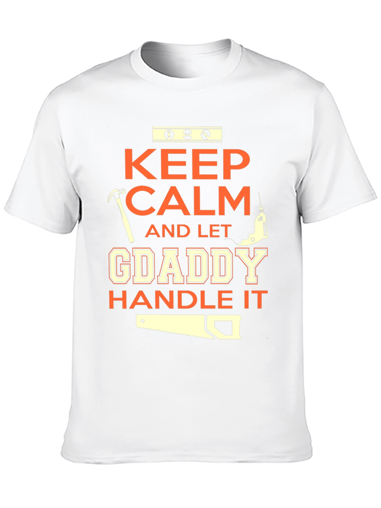 Camiseta Negra Keep Calm GDaddy Handle It